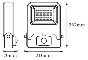 Ledvance - LED Reflektor s senzorjem ENDURA LED/50W/230V IP44