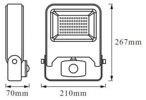 Ledvance - LED Reflektor s senzorjem ENDURA LED/50W/230V IP44