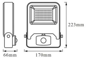 Ledvance - LED Reflektor s senzorjem ENDURA LED/30W/230V IP44