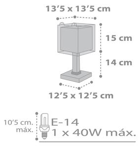 Dalber 64571 - Otroška lučka LITTLE TEDDY 1xE14/40W/230V