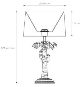 Lucide 10505/81/30 - Namizna svetilka COCONUT 1xE27/40W/230V črna