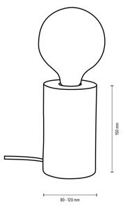 Spot-Light 76910157 - Namizna svetilka TRABO 1xE27/25W/230V