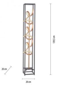 Paul Neuhaus 415-18 - LED Zatemnitvena stoječa svetilka SELINA 3xLED/10,2W/230V