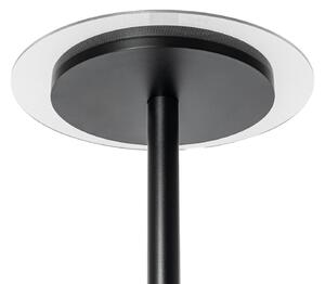 Arcchio LED-stoječa svetilka Frile, črna, višina 190 cm, z možnostjo regulacije, zatemnjen, Črna, Dnevna soba / jedilnica, Aluminij, Sodobni