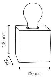 Spot-Light 6170936 - Namizna svetilka STRONG 1xE27/25W/230V