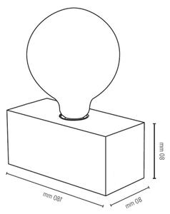 Spot-Light 7460160 - Namizna svetilka THEO 1xE27/25W/230V