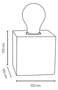 Spot-Light 7179174 - Namizna svetilka TRONGO SQUARE 1xE27/25W/230V