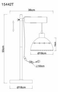 Globo 15442T - Namizna svetilka REX 1xE27/60W/230V