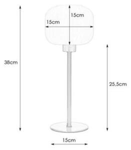 Markslöjd 108121 - Namizna svetilka SOBER 1xE27/60W/230V mat krom