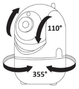 Pametna kamera COSMO LED/230V/Wi-Fi Tuya