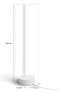 Philips - LED RGB Zatemnitvena namizna svetilka Hue LED/12W/230V 2000-6500K bela