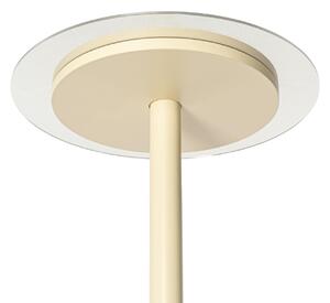 Arcchio LED-stoječa svetilka Frile, bež, višina 190 cm, z možnostjo regulacije, zatemnjen, Bež, Dnevna soba / jedilnica, Aluminij, Sodobni