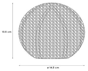 Lucide 46501/01/31 - Namizna svetilka PAOLO 1xG9/28W/230V bela