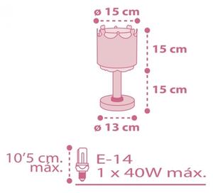 Dalber 61101 - Otroška svetilka LITTLE QUEEN 1xE14/40W/230V