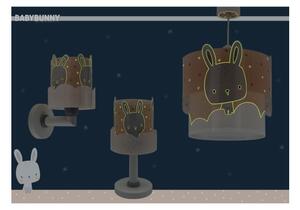 Dalber 61151S - Otroška svetilka BUNNY 1xE14/40W/230V oranžna