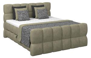 Premium Living Postelja Boxspring Brisbane, Zelena, 160x200