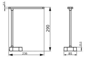 Philips - LED Zatemnitvena namizna svetilka na dotik TILPA LED/5W/5V