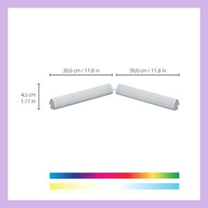 WiZ - SET 2x LED RGBW Zatemnitvena svetilka BAR LED/5,5W/230V Wi-Fi