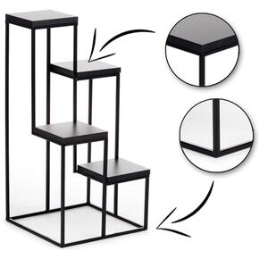 Stojalo za rože KASKADA 70x34 črna