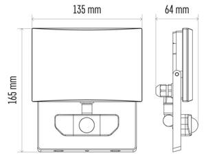 LED Reflektor s senzorjem LED/20W/230V IP54