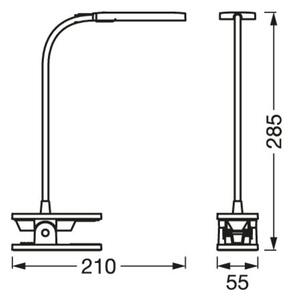 Ledvance - LED Zatemnitvena namizna svetilka na dotik PANAN LED/5,2W/5V