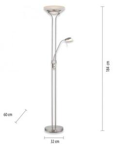 Leuchten Direkt 11730-55 - LED Zatemnitvena svetilka ZAHARA LED/16W/230V + LED/5W