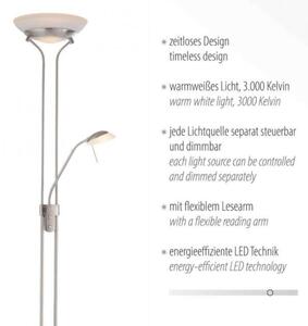 Leuchten Direkt 11730-55 - LED Zatemnitvena svetilka ZAHARA LED/16W/230V + LED/5W