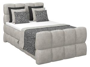 Premium Living Postelja Boxspring Brisbane, Ekru Barva, 140x220
