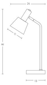 Zambelis 20221 - Namizna svetilka 1xE14/25W/230V bela