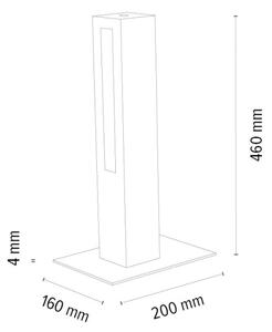 Spot-Svetilka 7017401400000 - LED Zatemnitvena namizna svetilka LEON LED/9W/230V hrast