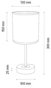 Spot-Light 7017401011553 - Namizna svetilka BENITA 1xE27/60W/230V hrast