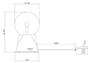 Globo 280110 - LED Namizna svetilka PLASMA LED/3,6W/230V