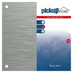 Pickup 3D Home Znak (Do x Š: 15 x 15 cm, Barva aluminija)