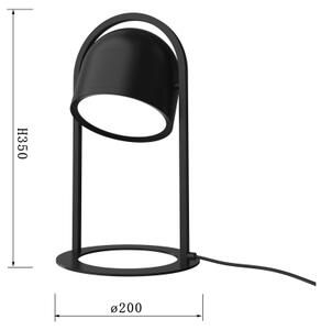 Wofi 8045-102 - LED Zatemnitvena namizna svetilka na dotik NIZZA LED/10,5W/230V črna