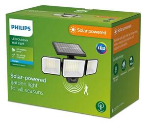 Philips - LED Solarni stenski reflektor s senzorjem NYSIL 3xLED/8,7W/3,7V IP65