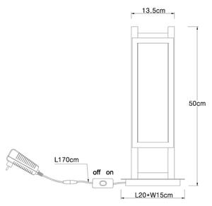 Globo 67266T - LED Namizna svetilka ILLA LED/20W/230V