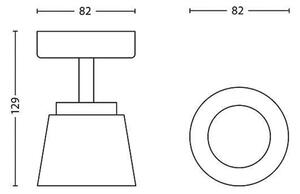 Philips 53340/17/16 - LED Reflektor DENDER 1xLED/4W/230V