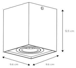 Lucide 22953/01/12 - Reflektor TUBE 1xGU10/50W/230V mat krom