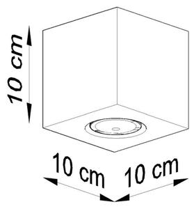 Sollux SL.0489 - Reflektor QUAD 1xGU10/10W/230V beton