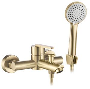 REA Ontario Brush Gold Mešalnik za umivalnik za kopalno