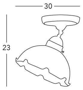 Kolarz 731.10.21 - Žaromet NONNA 1xE27/75W/230V zelen