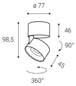 LED2 - LED Reflektor KLIP ON LED/11W/230V bel