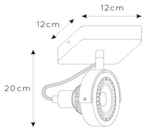 Lucide 31931/12/31 - LED Zatemnitveni reflektor TALA 1xGU10/12W/230V bel