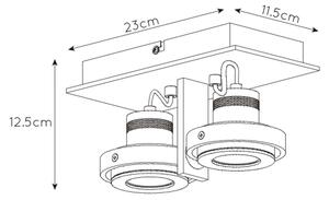 Lucide 17906/11/12 - LED Zatemnitveni reflektor LANDA 2xGU10/5W/230V