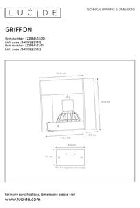 Lucide 22969/12/30 - LED Zatemnitveni reflektor GRIFFON 1xGU10/12W/230V