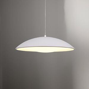 Schöner Wohnen LED-visoka svetilka LENTE, bela, Ø 40 cm, kovina, Switchdim, zatemnjen, Bela, Dnevna soba / jedilnica, Kovina, Sodobni