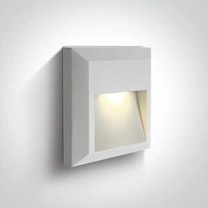 VANJSKA ZIDNA LED SVJETILJKA BIJELA 2W CCT DARK LIGHT IP65 DM67388B/W/V