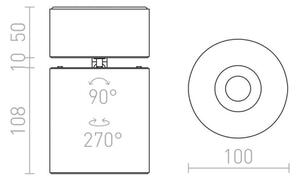 RED - Design Rendl - R12839 - LED Reflektor CONDU LED/20W/230V bel