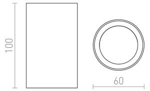 RED - Design Rendl - R12668 - Reflektor GAYA 1xGU10/35W/230V