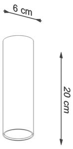 Sollux SL.1001 - Reflektor LAGOS 1xGU10/40W/230V 20 cm črna